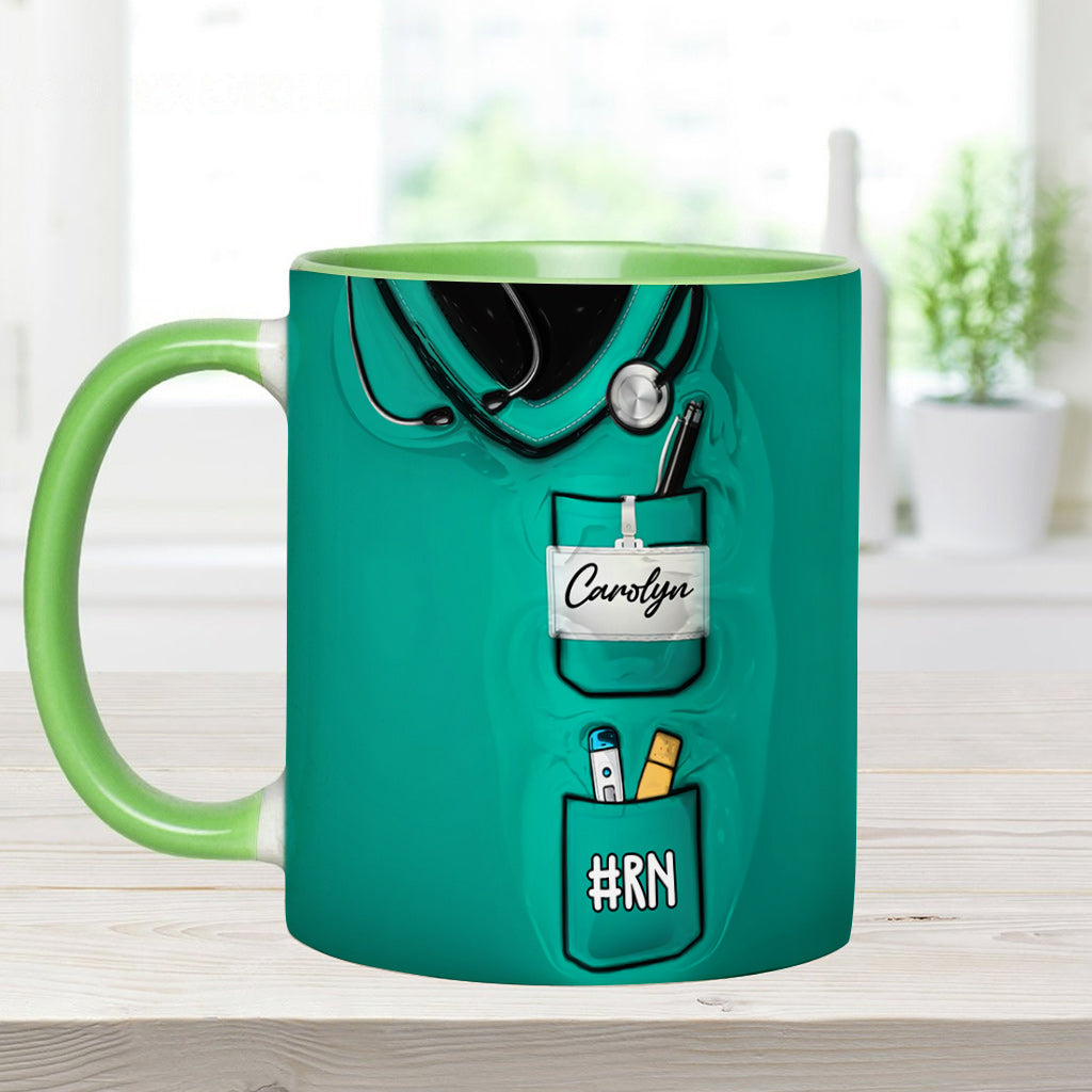 Cluster F*ck Fixer - Personalized Nurse Accent Mug