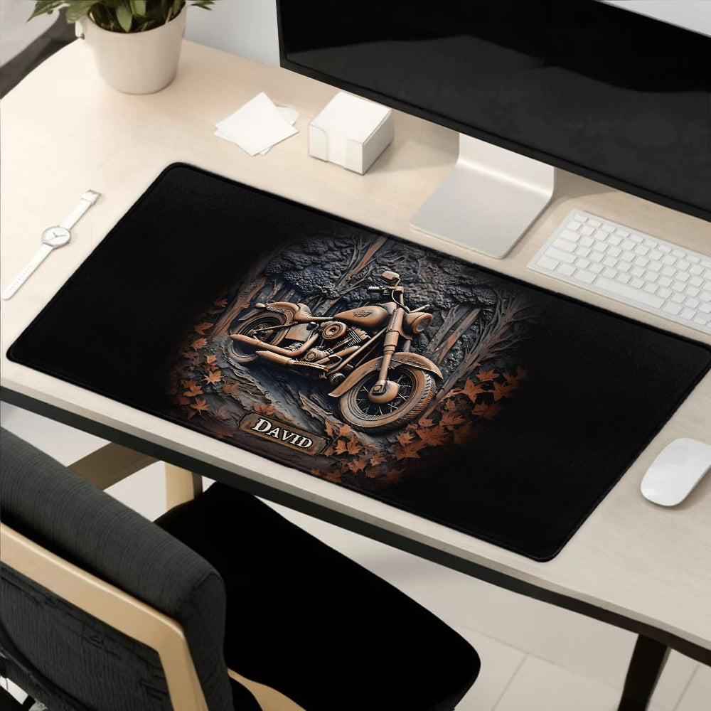 Time To Ride - Personalized Biker Mouse Pad