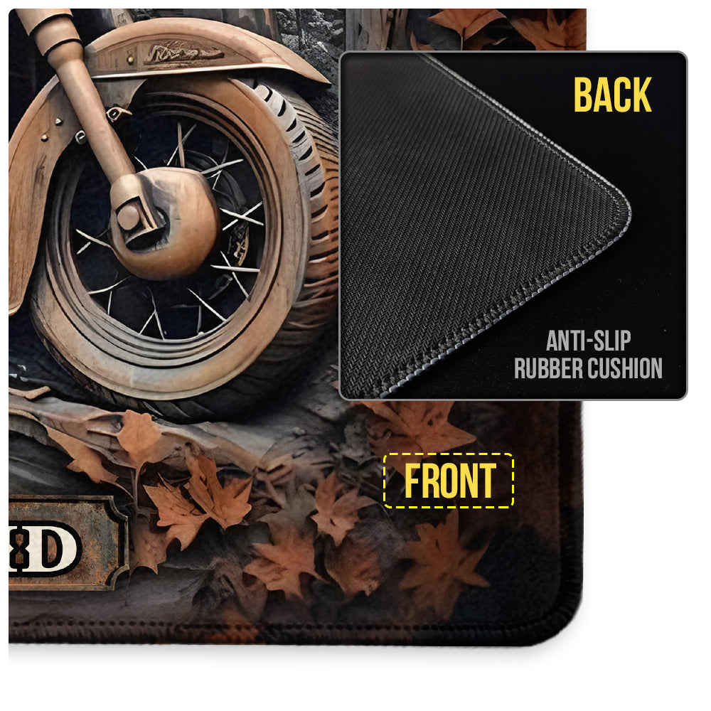 Time To Ride - Personalized Biker Mouse Pad