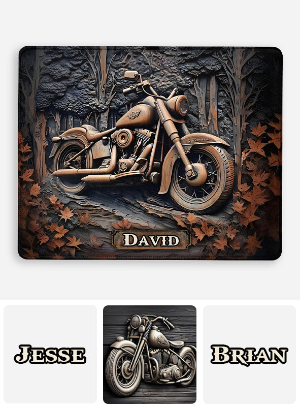 Time To Ride - Personalized Biker Mouse Pad