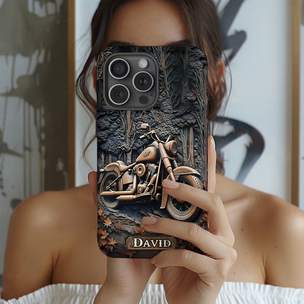 Time To Ride - Personalized Biker Full Print Phone Case