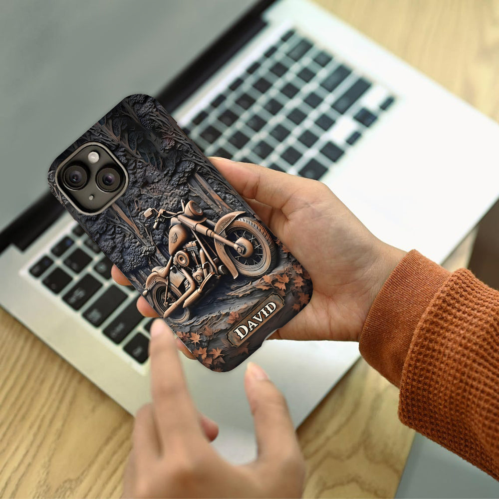 Time To Ride - Personalized Biker Full Print Phone Case