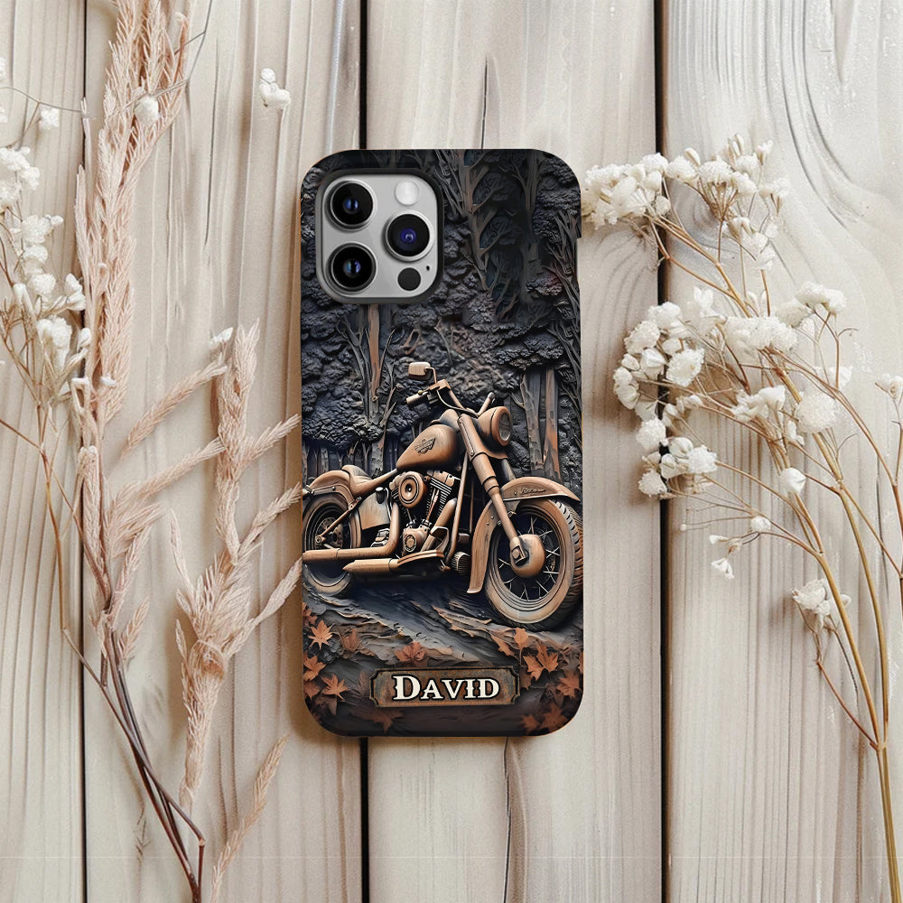 Time To Ride - Personalized Biker Full Print Phone Case