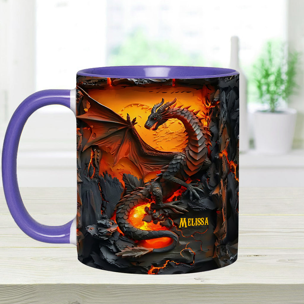 Love Dragons - Personalized Dragon Accent Mug