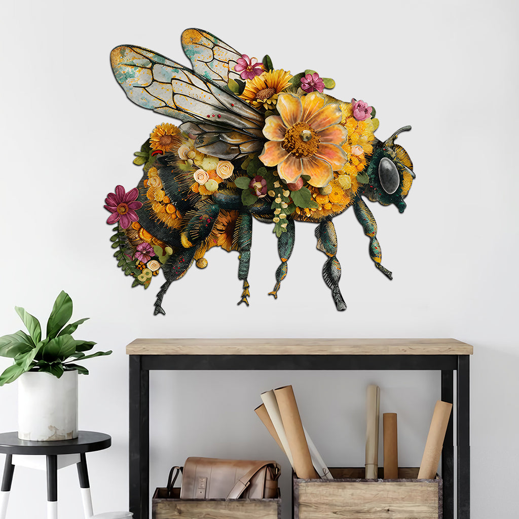 Stunning Garden Bee - Gardening Cut Metal Sign