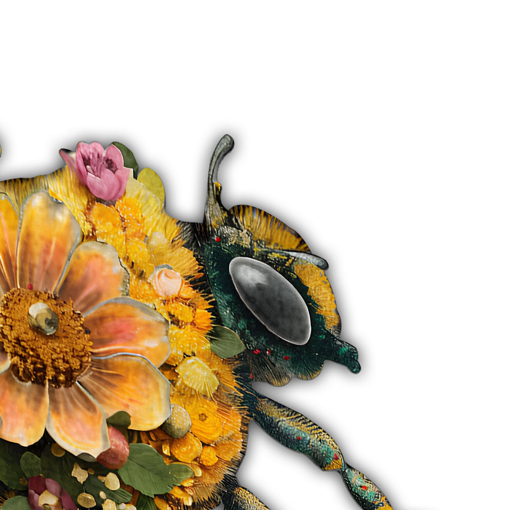 Stunning Garden Bee - Gardening Cut Metal Sign