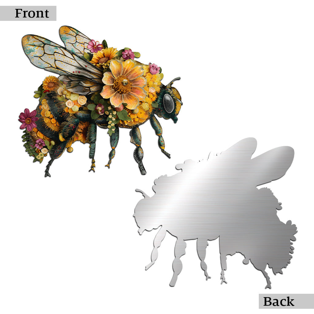 Stunning Garden Bee - Gardening Cut Metal Sign