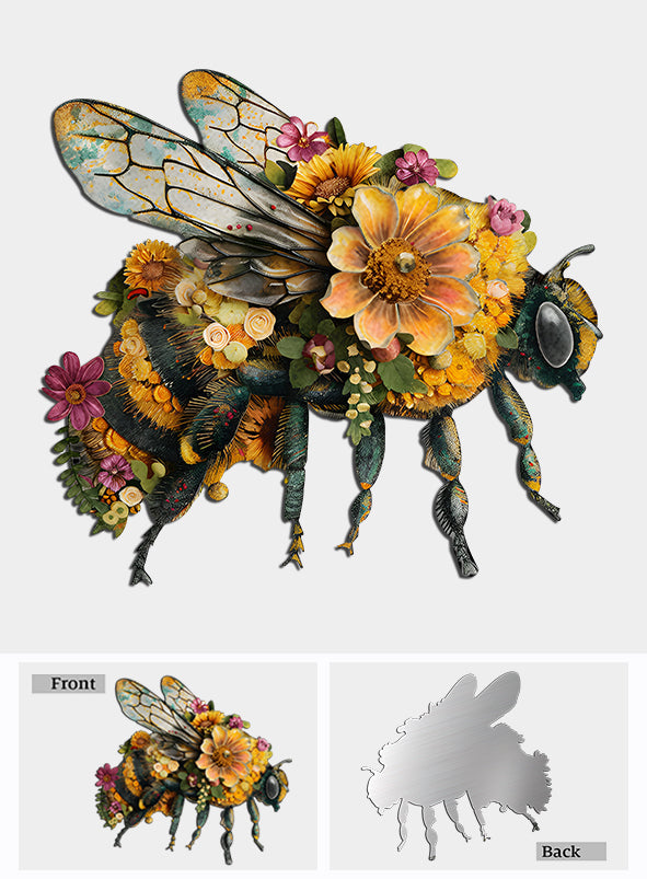 Stunning Garden Bee - Gardening Cut Metal Sign