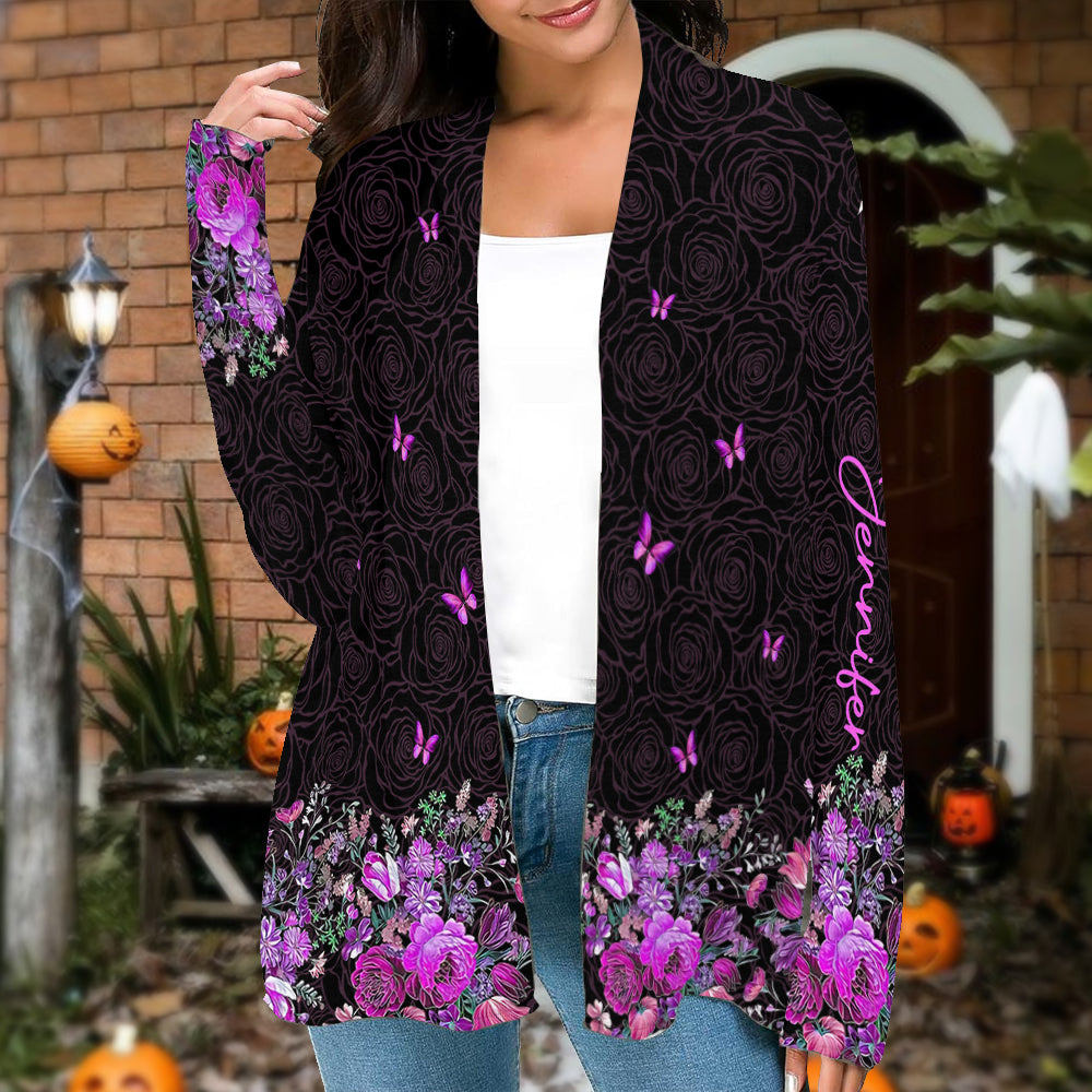 Love Butterflies - Personalized Butterfly Cardigan