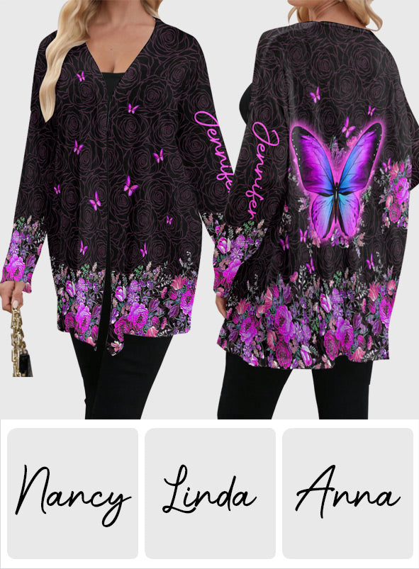 Love Butterflies - Personalized Butterfly Cardigan