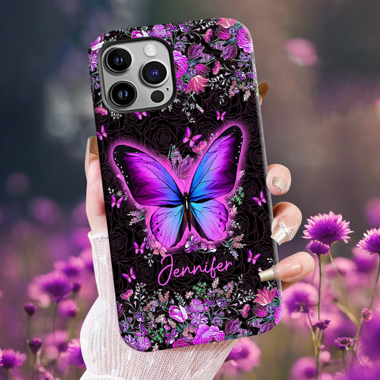 Love Butterflies - Personalized Butterfly Full Print Phone Case