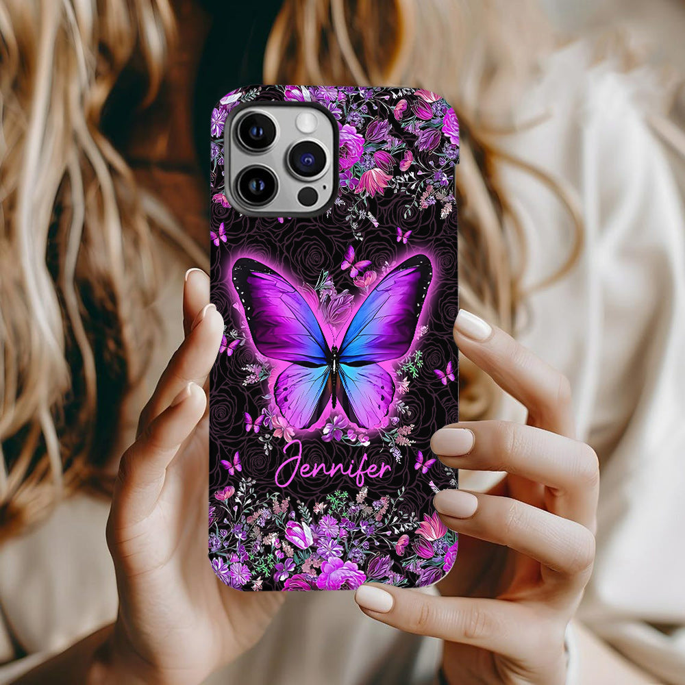 Love Butterflies - Personalized Butterfly Full Print Phone Case