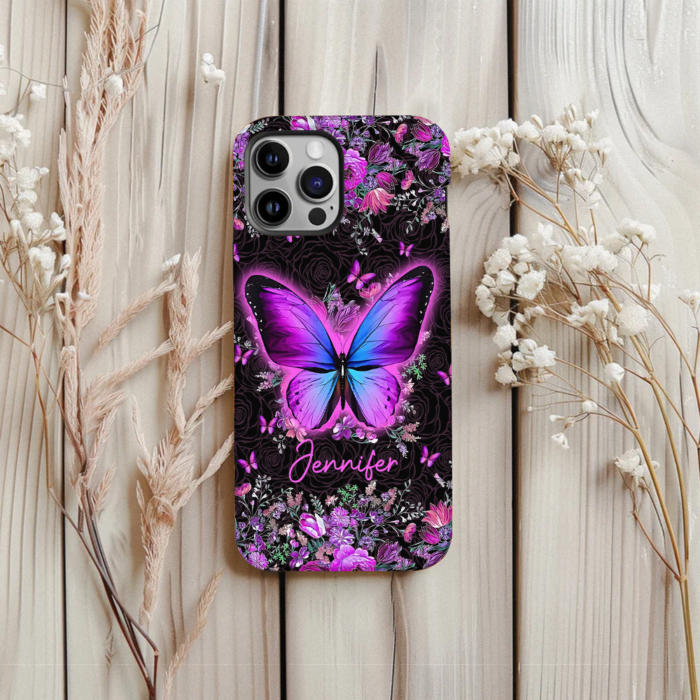Love Butterflies - Personalized Butterfly Full Print Phone Case