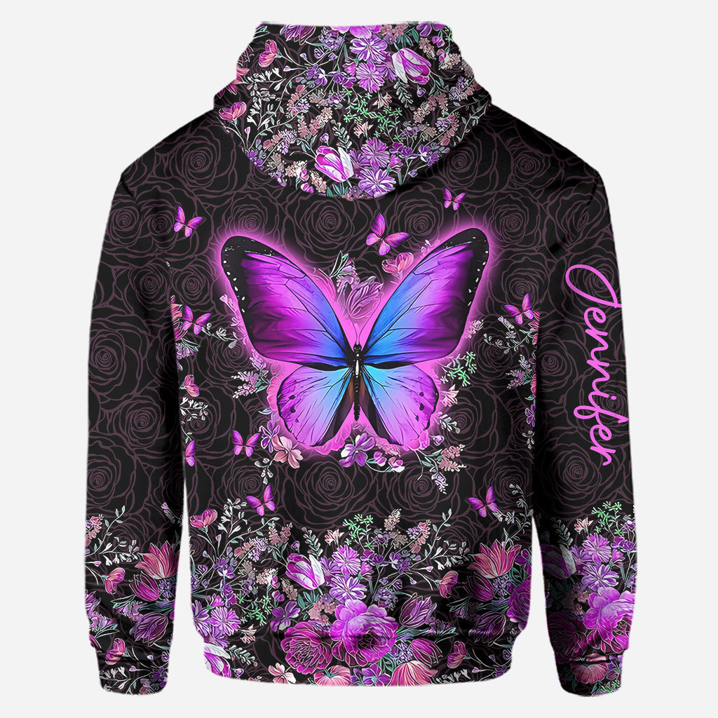 Beautiful Butterflies - Personalized Butterfly Hoodie and Leggings