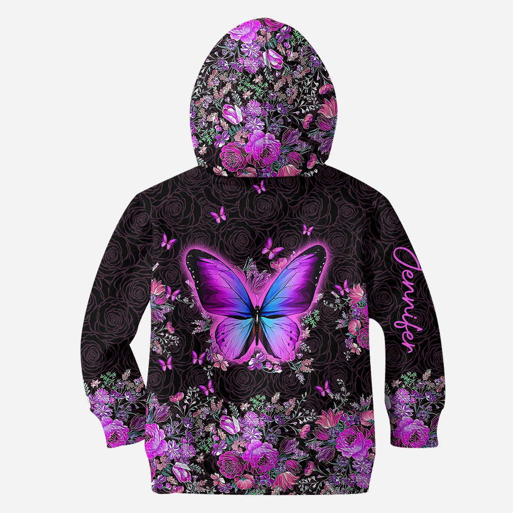 Beautiful Butterflies - Personalized Butterfly Hoodie and Leggings