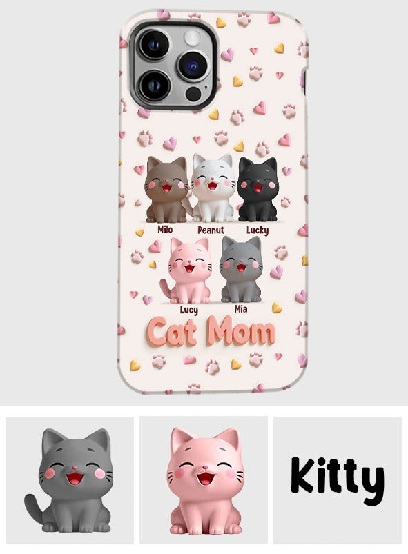 Cat Mom - Personalized Cat Full Print Phone Case
