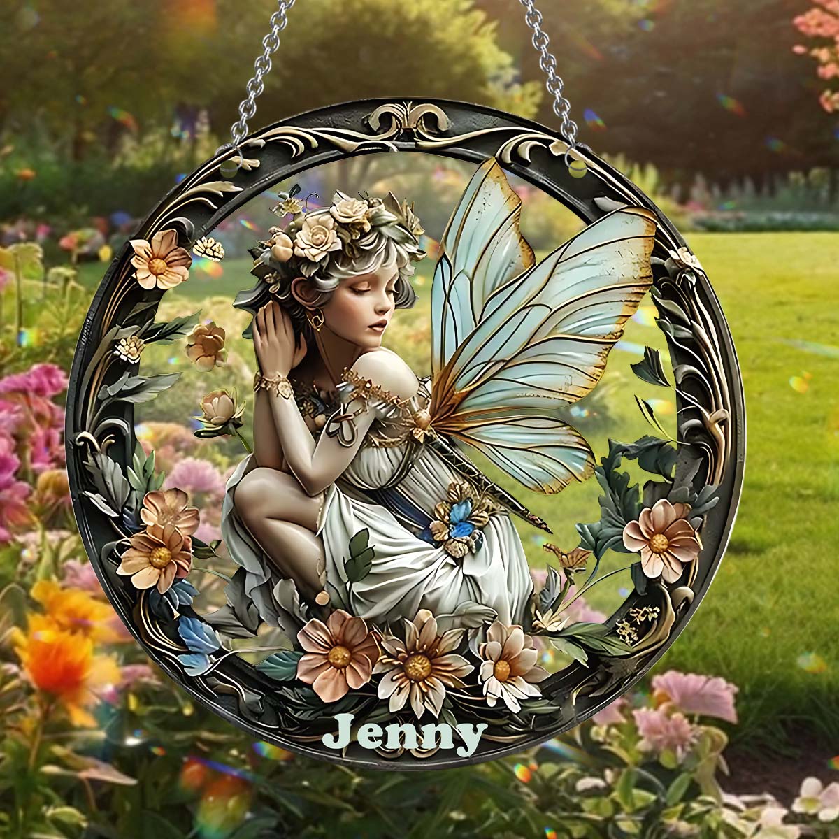 Your Garden - Personalized Gardening Window Hanging Suncatcher Ornament
