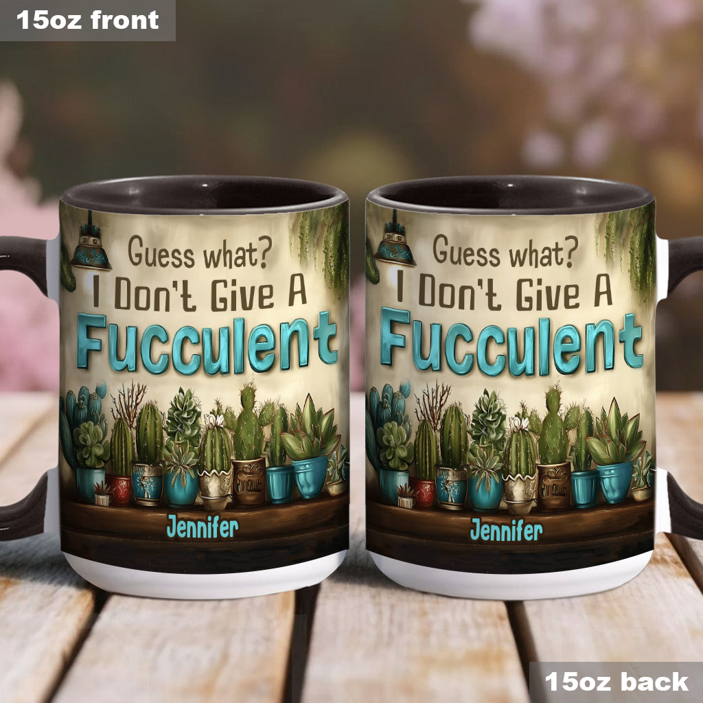 Guess What? - Personalized Gardening Accent Mug
