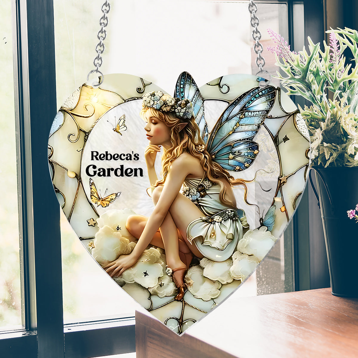 Your Garden - Personalized Gardening Window Hanging Suncatcher Ornament