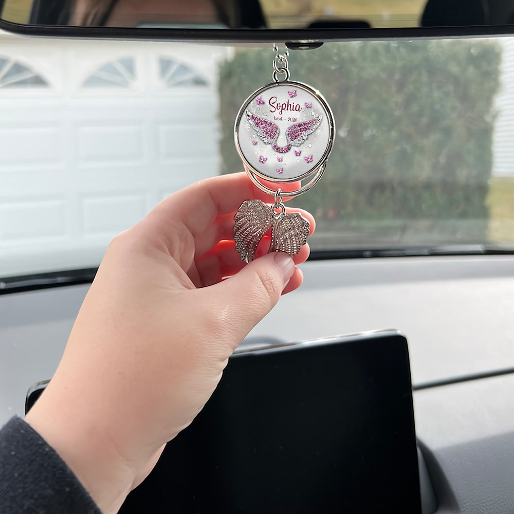 Your Wings Were Ready But My Heart Was Not - Personalized Memorial Wings Ornament