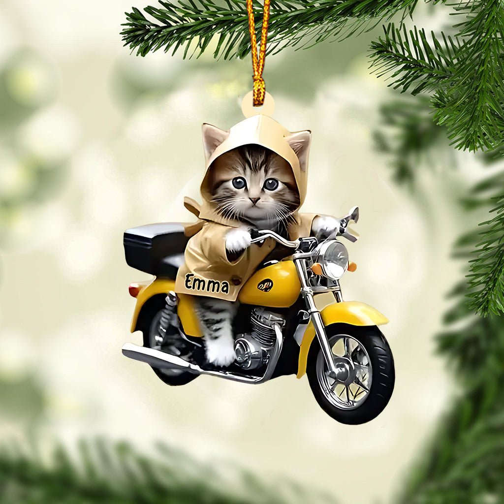 Cute Biker - Personalized Biker Ornament