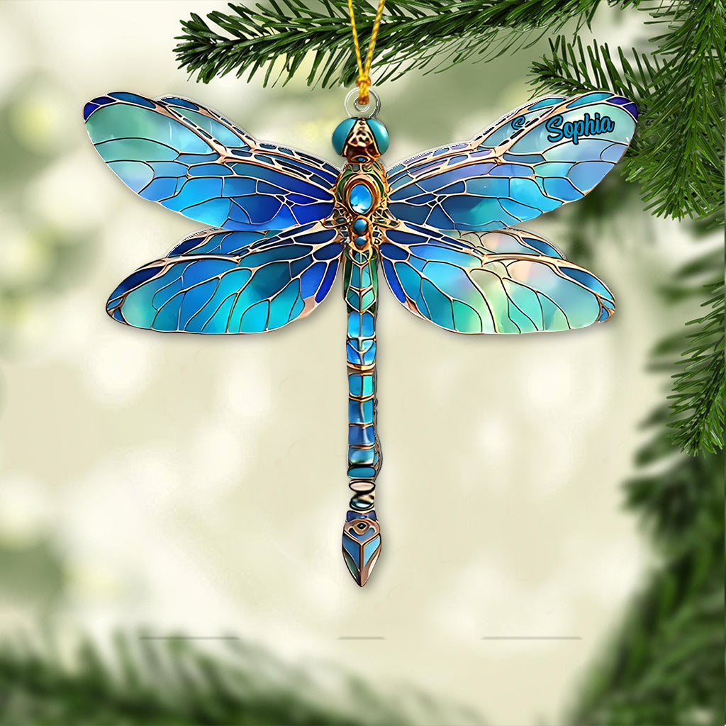 Blue Dragonfly - Personalized Gardening Ornament