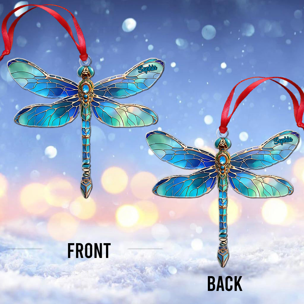 Blue Dragonfly - Personalized Gardening Ornament