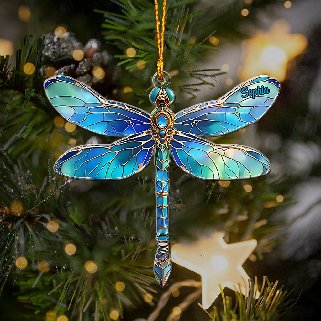 Blue Dragonfly - Personalized Gardening Ornament