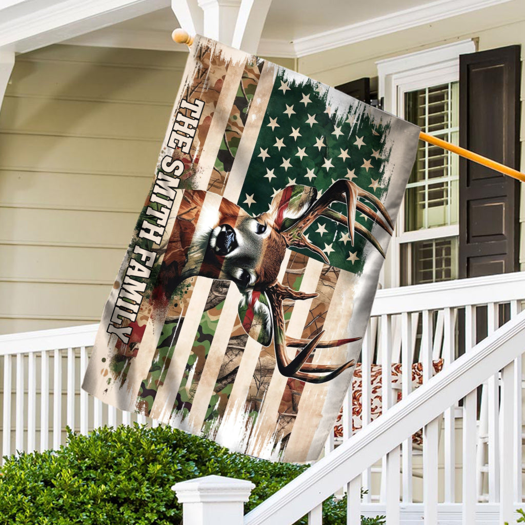 Hunting Family - Personalized Hunting House Flag