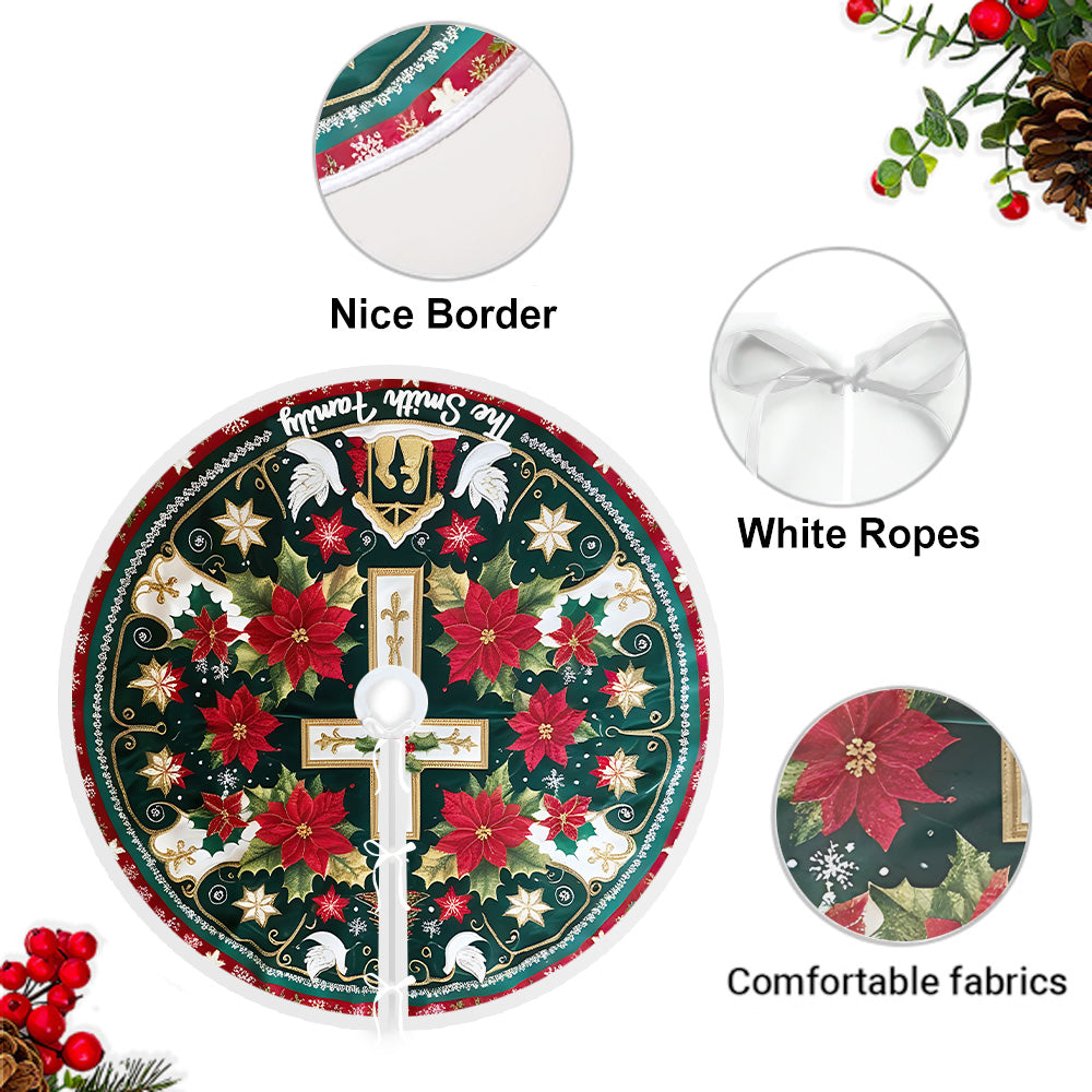 Holy Family - Personalized Christian Tree Skirt