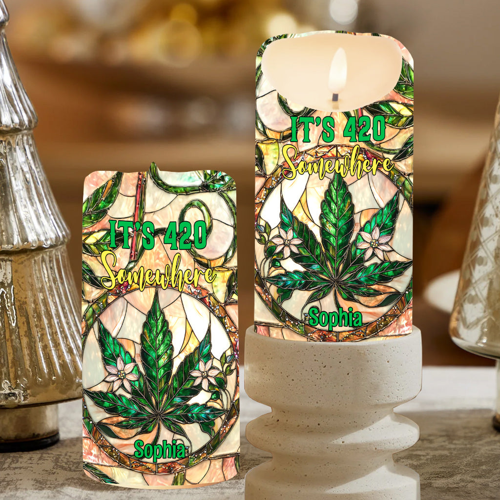 High Times - Personalized Weed Flameless Candle