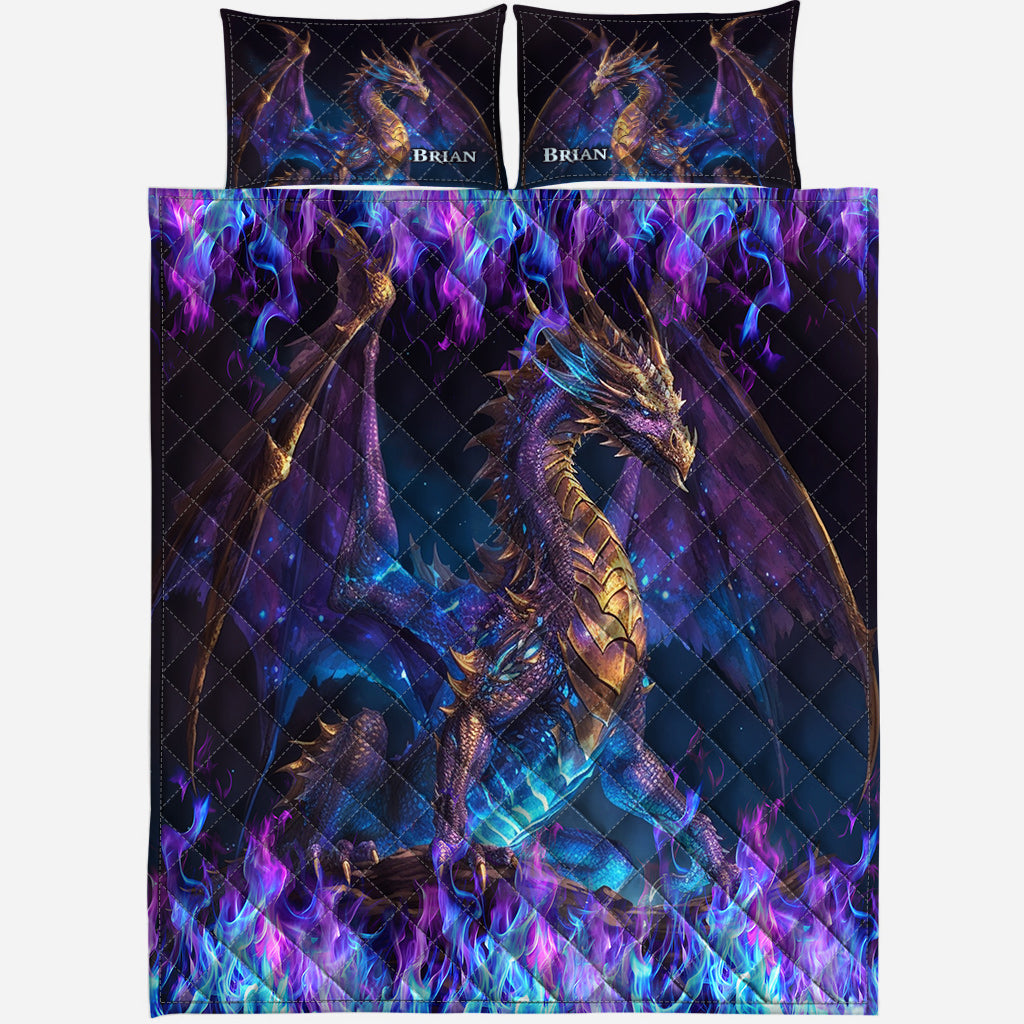 Love Dragons - Personalized Dragon Quilt Set