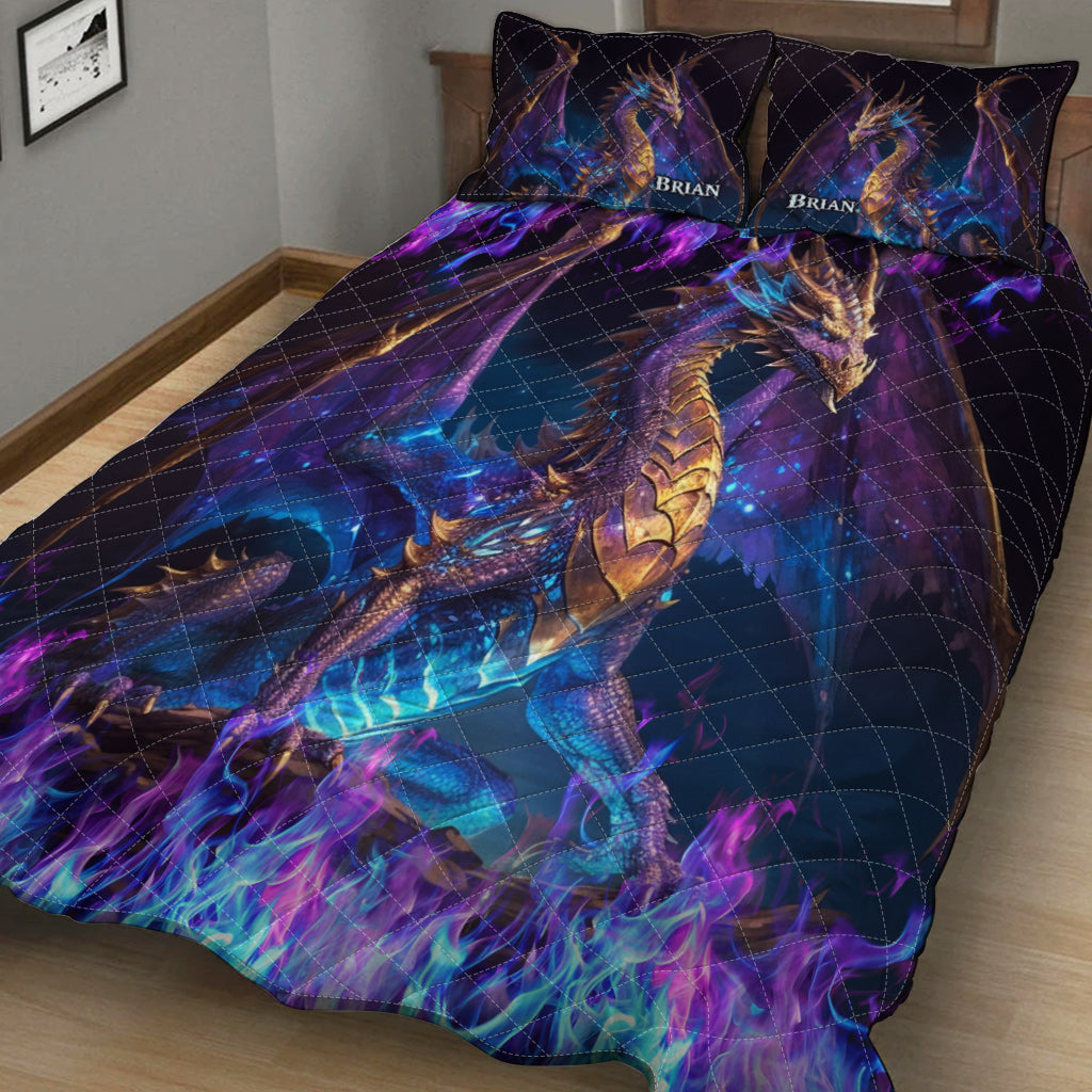Love Dragons - Personalized Dragon Quilt Set