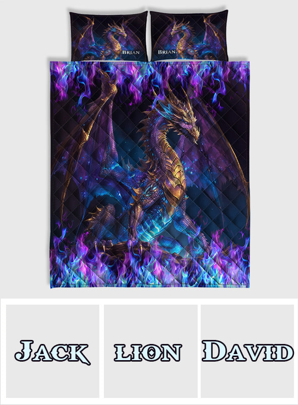Love Dragons - Personalized Dragon Quilt Set