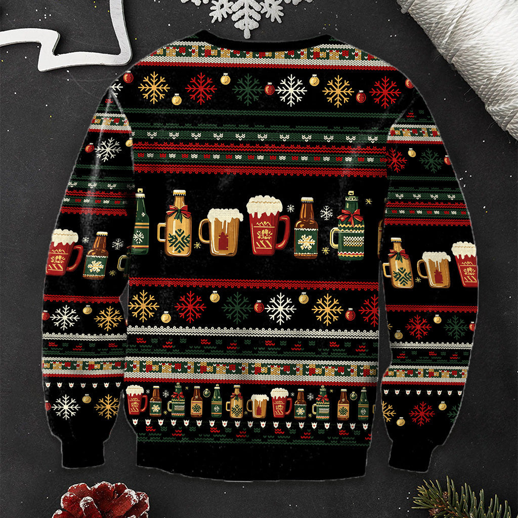 It's The Most Wonderful Time - Personalized Beer Ugly Sweater