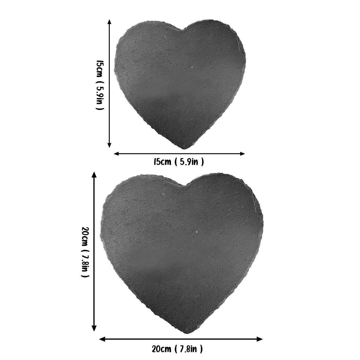 Growing Old Together - Personalized Couple Heart Shaped Stone