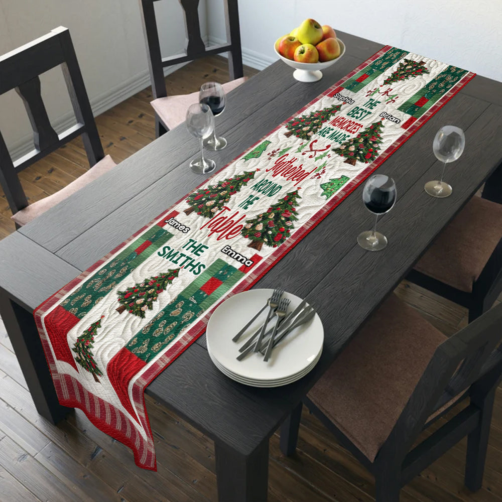 Best Memories - Personalized Family Table Runner