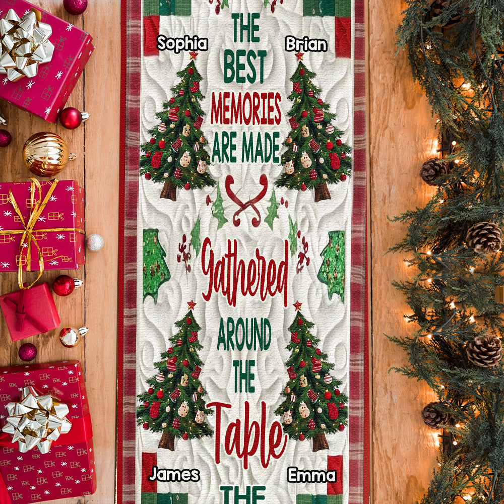 Best Memories - Personalized Family Table Runner