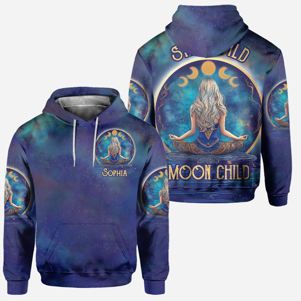 Moon Child - Personalized Yoga Hoodie and Leggings