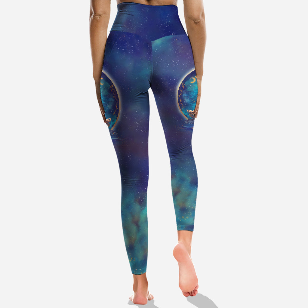 Moon Child - Personalized Yoga Hoodie and Leggings