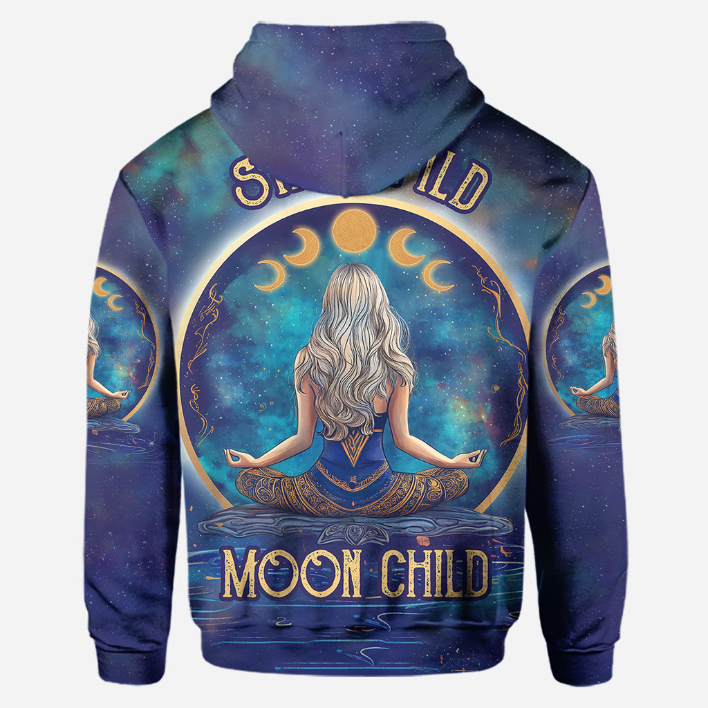 Moon Child - Personalized Yoga Hoodie and Leggings