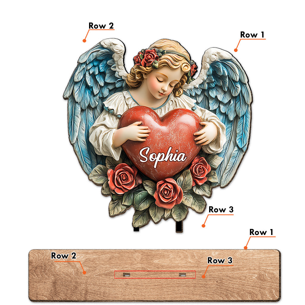 Guardian Grace - Personalized Christian 1 Layered Big Freestanding