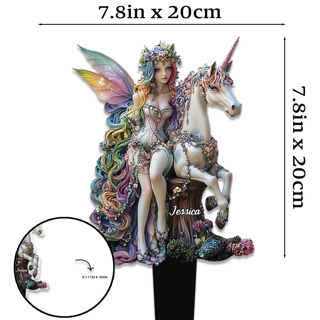 Stunning Garden - Personalized Gardening Acrylic Garden Sign