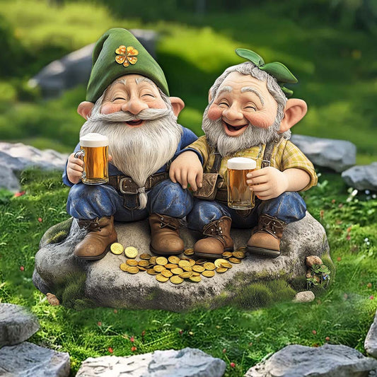 Happy Drinking Holidays - Personalized Gardening Acrylic Garden Sign