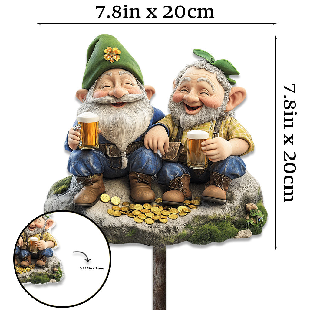 Happy Drinking Holidays - Personalized Gardening Acrylic Garden Sign