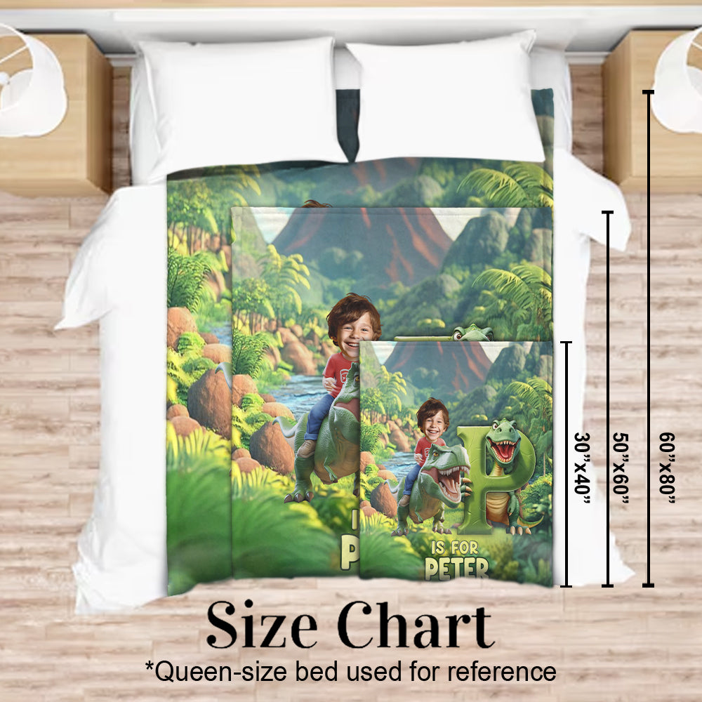 Cool Kid Alphabet - Personalized Kid Blanket