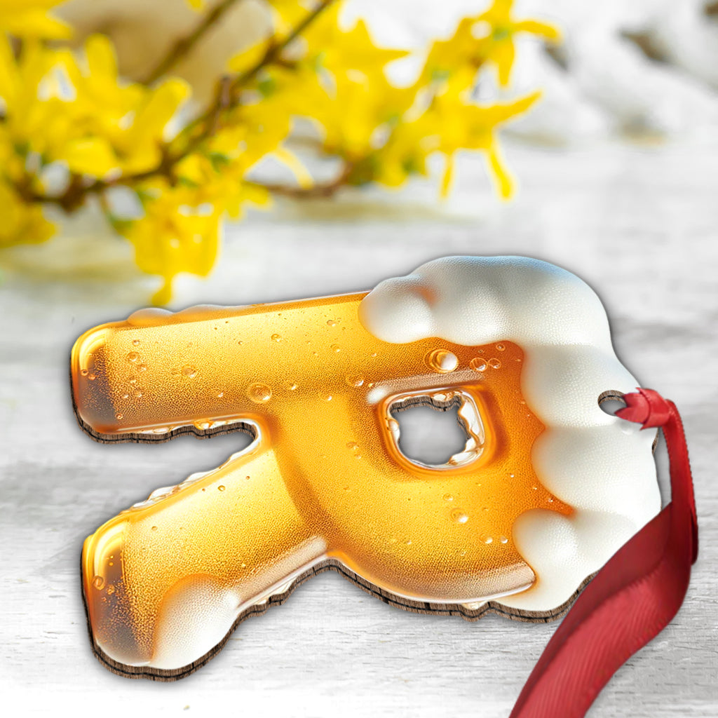 Beer Letter - Personalized Beer Ornament