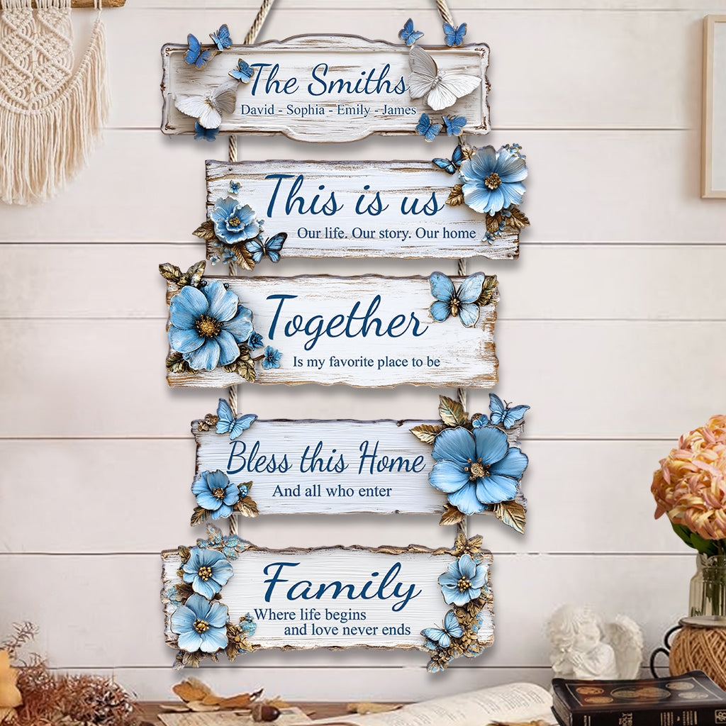 This Is Our Story - Personalized Family Pallet Wood Sign