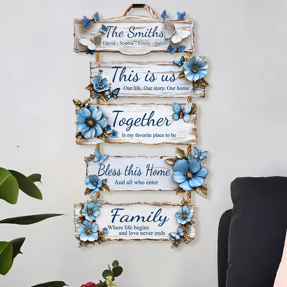 This Is Our Story - Personalized Family Pallet Wood Sign