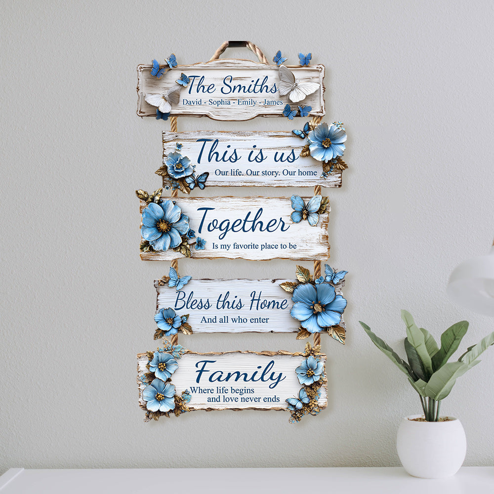 This Is Our Story - Personalized Family Pallet Wood Sign